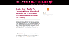 Desktop Screenshot of hollywoodheartbreaker.com